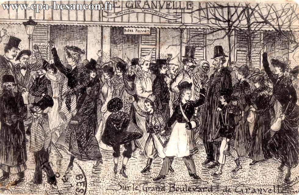 Sur le Grand Boulevard de Granvelle